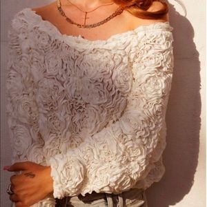 American Apparel 3D Rose Blouse